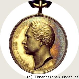 Silberne Militär-Verdienstmedaille König Wilhelm I. 2. Prägung
