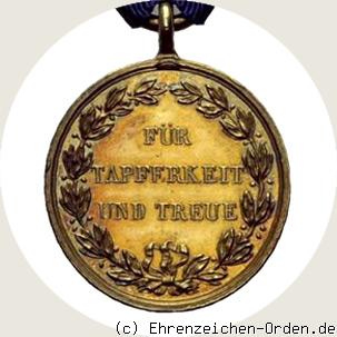 Silberne Militär-Verdienstmedaille König Wilhelm I. 2. Prägung Rückseite