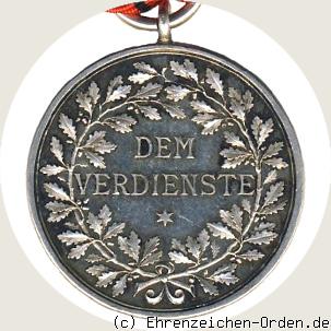 Silberne Verdienstmedaille 1892 Rückseite