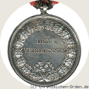Silberne Zivilverdienstmedaille 1892 Rückseite