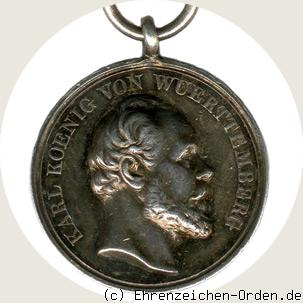 Silberne Zivilverdienstmedaille König Karl