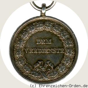 Silberne Zivilverdienstmedaille König Karl Rückseite